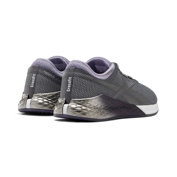 Reebok Women's Nano 9 Training Shoes, Grey/Violet/White, 10