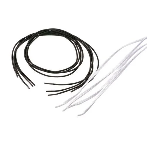 Elastic Shoe Laces Elastic Shoelaces - Flat, White, 37, CS/12