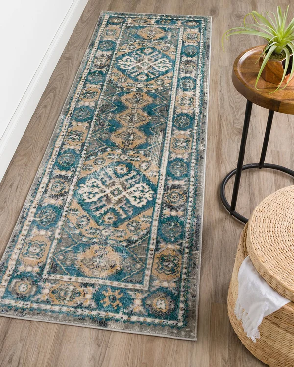 Dalyn Karma KM22 Charcoal Area Rug 2&3x22x7&5x22