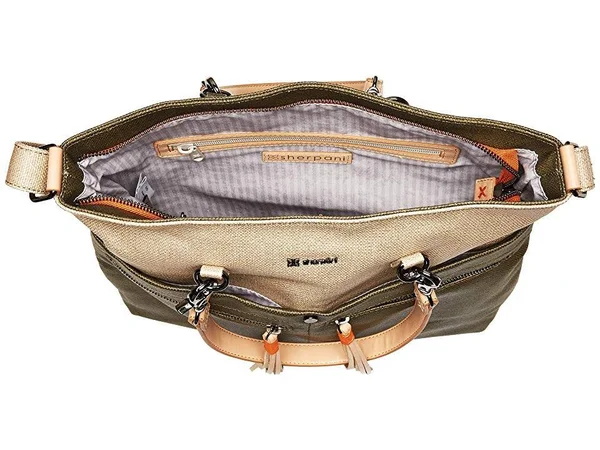 Sherpani Women's Faith Ethos Cotton Satchel - Size: One size, Beige