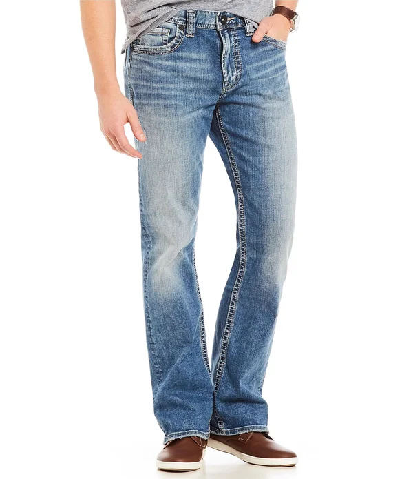 Men's Silver Jeans Craig