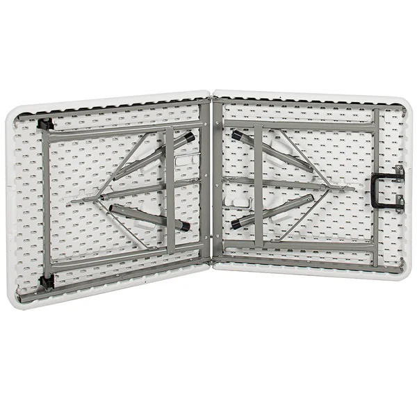 Best Choice Products Portable 4& Folding Utility Table - White