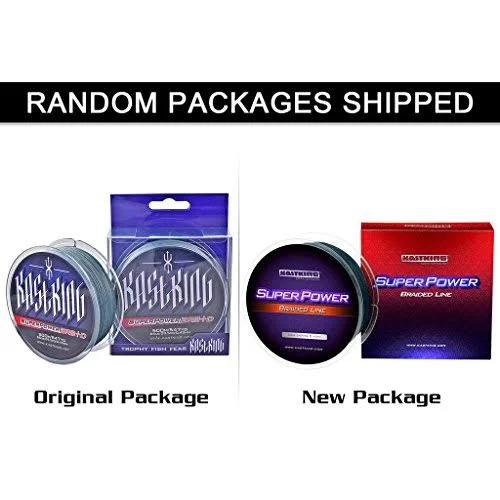 KastKing Superpower Braided Fishing Line, Low-Vis Gray, 65 Lb, 8 Strands, 1097 yds