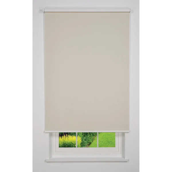 Linen Avenue Cordless Blackout Roller Shade, Beige 31 W x 78 H