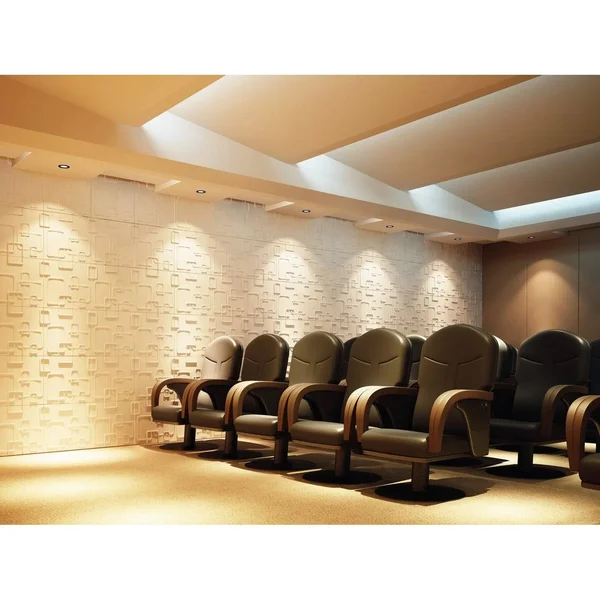 3D Fiber Wall Decor panelling, 20x22x20x22/pc (Lily - 12pc)