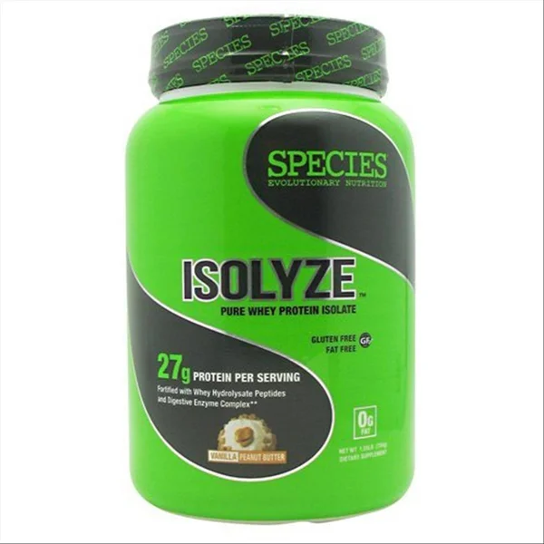 Isolyze, Vanilla Peanut Butter, 22 Servings, Species Nutrition
