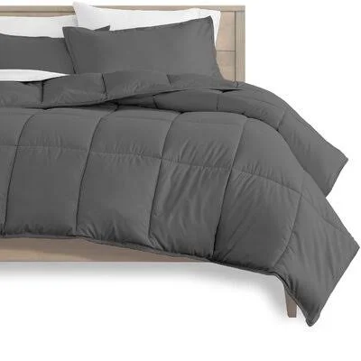 Cino Comforter Set Winston Porter Size: Twin XL, Color: Gray/White