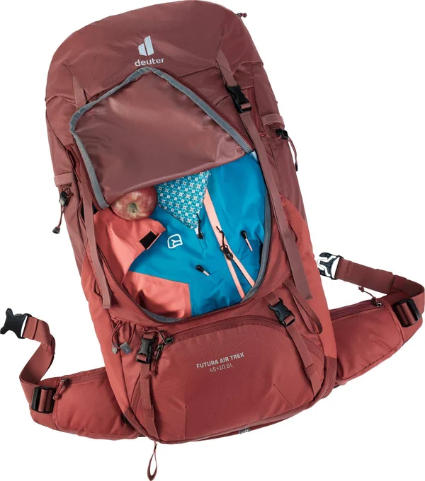 Deuter - Futura Air Trek 45 + 10 SL - redwood-lava