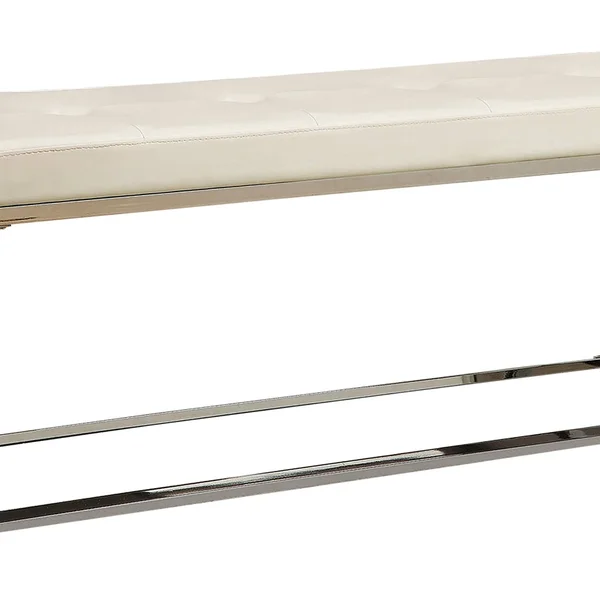 Modernly Charming Bench White