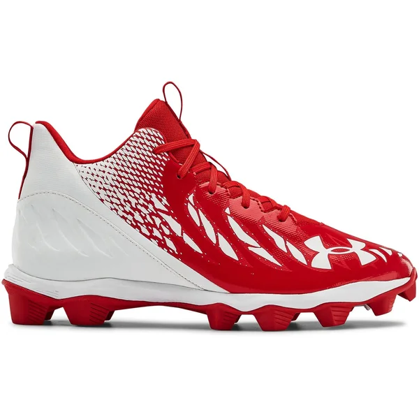 Under Armour Men's Spotlight Franchise RM Football Cleats - Red - 14