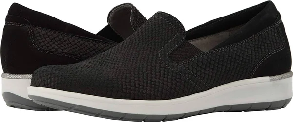 Walking Cradles Orleans Black Snake Print Sneaker (Women)