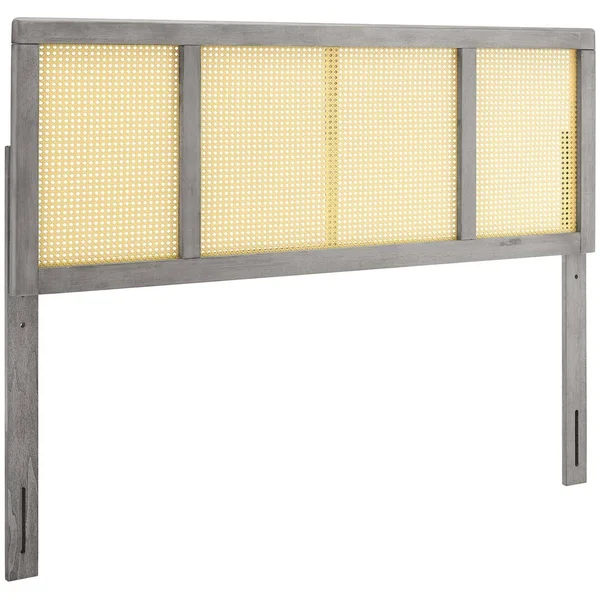 Modway Delmare Cane Full Headboard - Gray