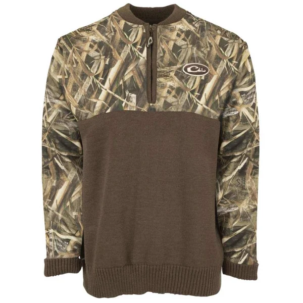 Drake Men's Wool 1/4 Zip Sweater SKU - 714553