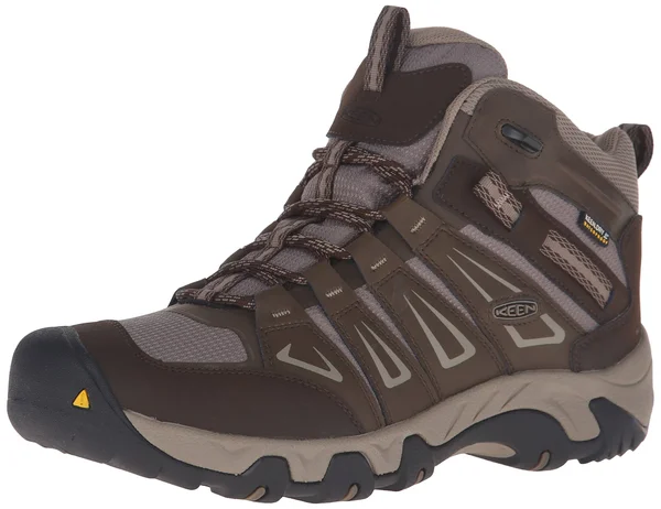 Keen Men's Oakridge Mid Waterproof Boot - 11 - Cascade, Brindle