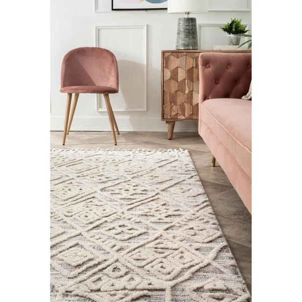 nuLOOM Deja Diamond Shag Area Rug - 7& 10x22 x 10& 10