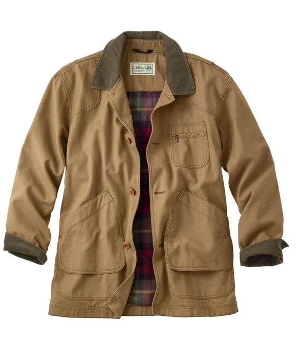 Men's Tall Original Field Coat with Primaloft Liner Brown Extra Large, L.L.Bean