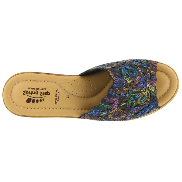 Spring Step Estella Slide Sandals - Size 36 - Blue