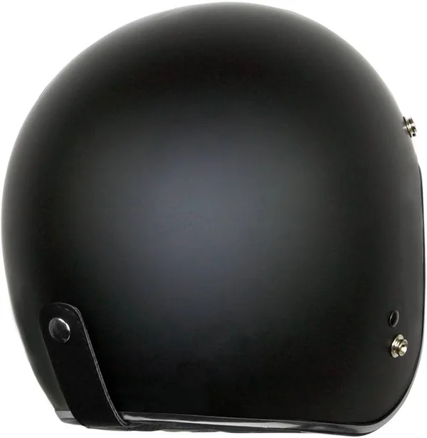 Origine Primo Solid Jet Helmet, Black, Size Xs