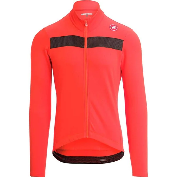 Castelli Men's Puro 3 Jersey FZ Orange - Large