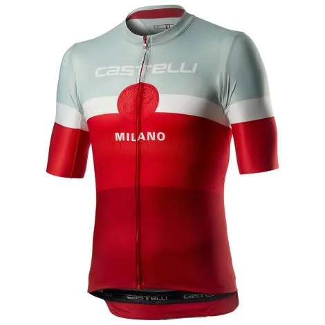 Castelli Milano Short Sleeve Jersey - Men's White, XL