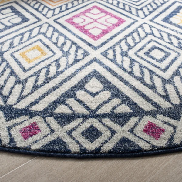 Safavieh Evoke EVK286N Navy/Ivory 8& x 10& Area Rug