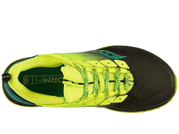 Saucony Mad River TR Citron/Black - Men's, Size: 7.5