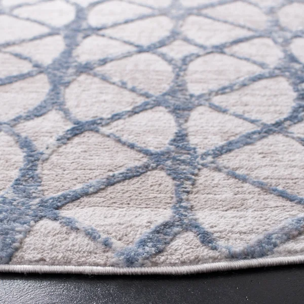 Safavieh 6&-7x22 x 6&-7x22 Round Amelia 700 ALA792G Grey, Navy Rug