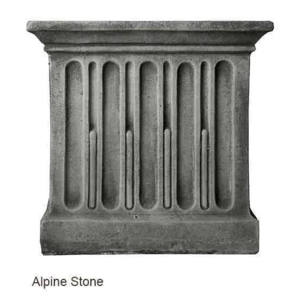 Campania International Classic 24x22 Brown Stone Rolled Rim Planter