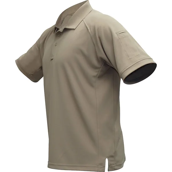 Vertx Coldblack Short Sleeve Polo, Men's Tan