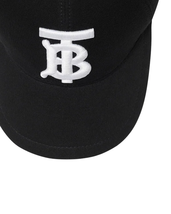 Burberry Monogram Motif Baseball Cap, Black