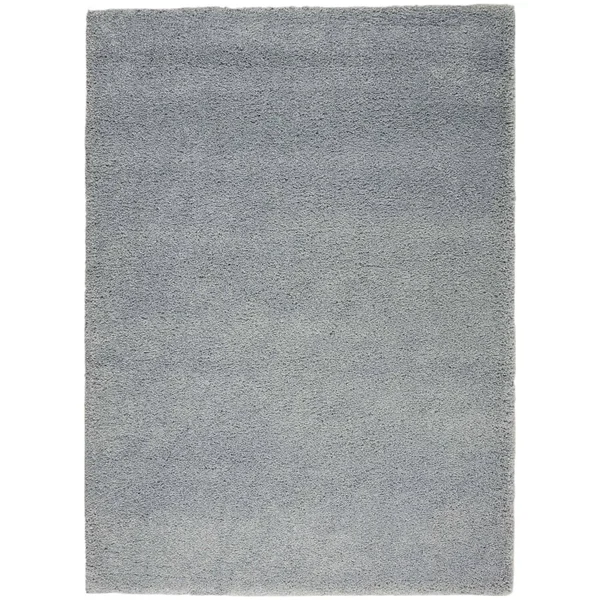 Nourison Malibu Shag MSG01 Area Rug - Slate, 7&10x22 Round