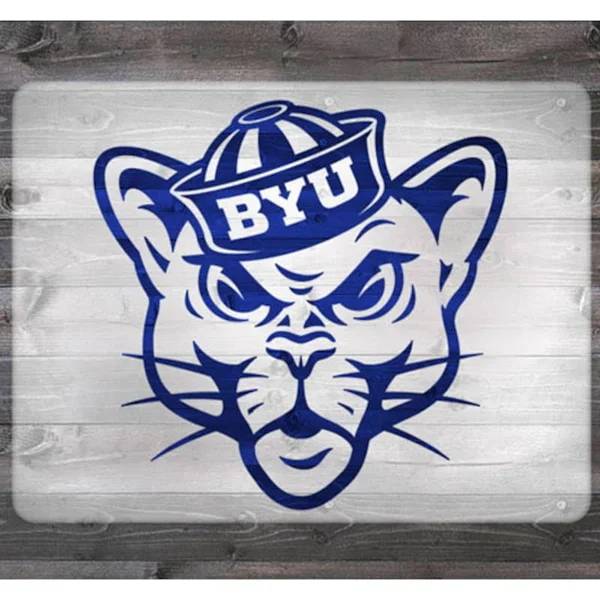 Brigham Young Cougars 46.5x22 x 30x22 Tailgater Stencil Kit