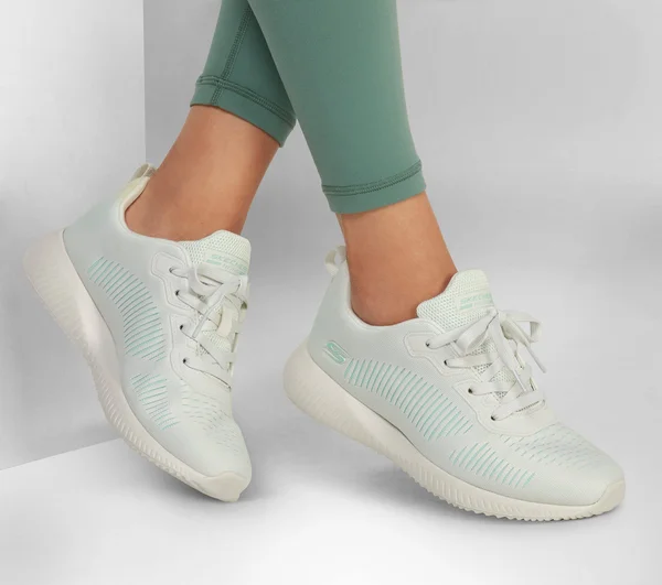 Skechers Bobs Sport Squad - Summer Sneak Off White - Size 5.5