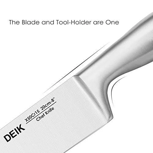 Deik 14 Pcs Knife Set, High Carbon Stainless Steel Kitchen Knife Set