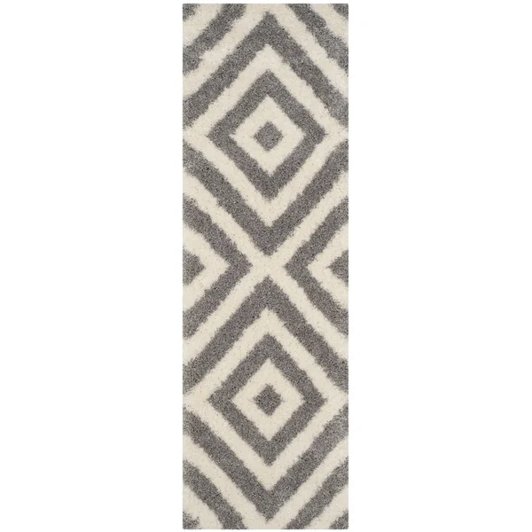 Safavieh Portofino Shag PTS217B 5&1x22 x 7&6x22 Ivory, Beige Area Rug