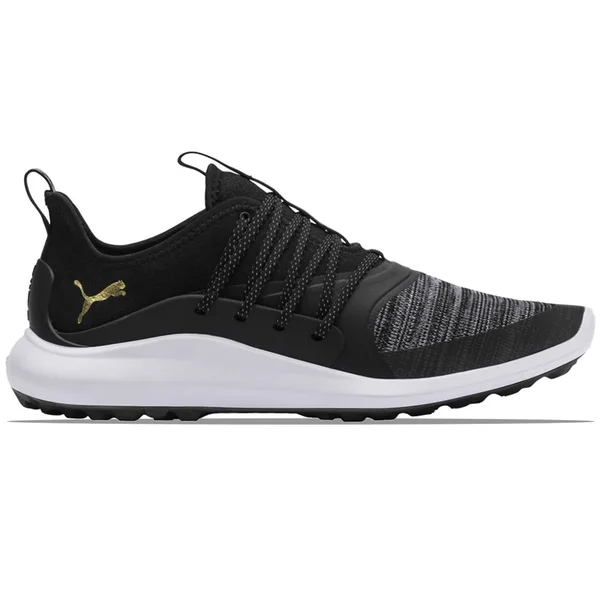 Puma Ignite NXT Solelace Men's Golf Shoes - 8.5, Black/Gold