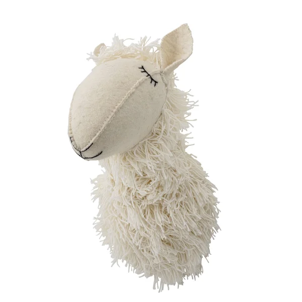 Bloomingville Wall Decor Sheep - Kids - Animal Heads, White