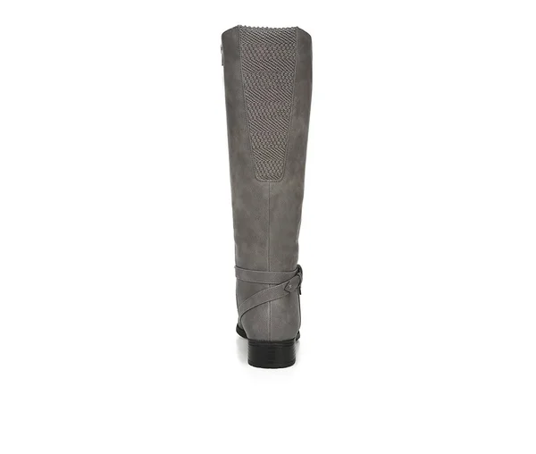 LifeStride Xtrovert Women's Riding Boots - Size: 7 Wide, Grey