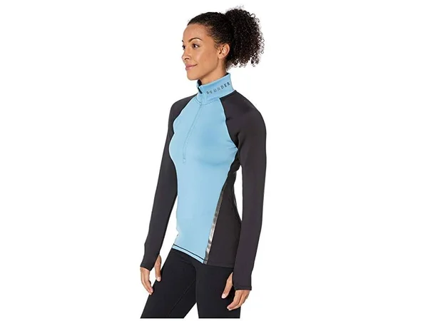 Under Armour Women's ColdGear Armour Zip Color Block - Blue - Xs