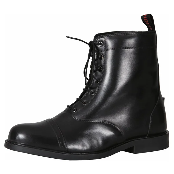 TuffRider Men's Baroque Lace Up Laced Paddock Boots - 10 - Mocha