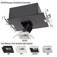 WAC Lighting R4SAT-N827-HZWT Volta LED Module Haze White Adjustable Trim