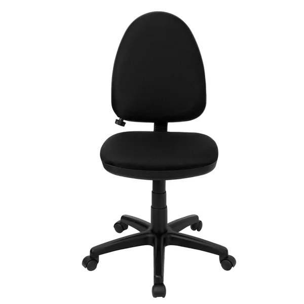 39.5x22 Mid-Back Black Fabric Multifunction Swivel Task Office Chair with Adjustable Lumbar Support