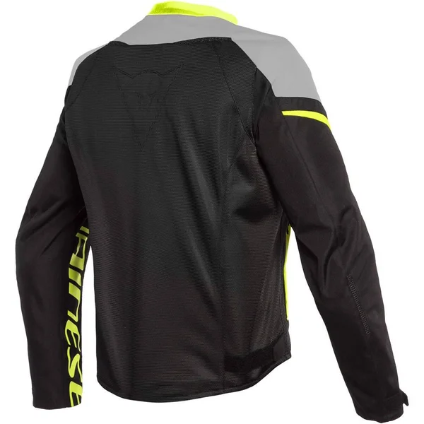 Dainese Bora Air Tex Jacket 52 Black-magnesio Matt-fluo Yellow