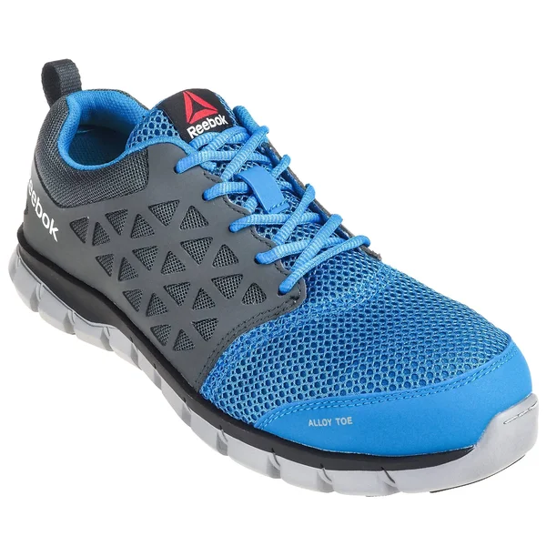 Reebok Work Sublite Cushion Alloy Toe Work Shoe - Men's - Blue/Grey