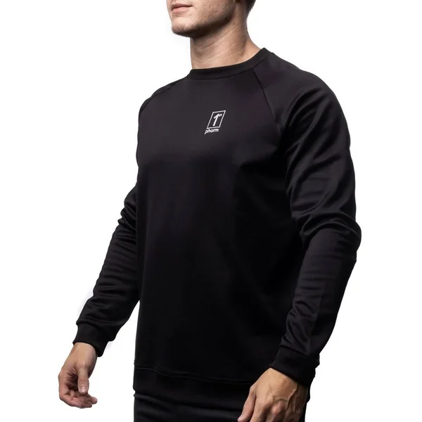 Men's Challenger Pullover Top - Size Medium in Black by 1st Phorm