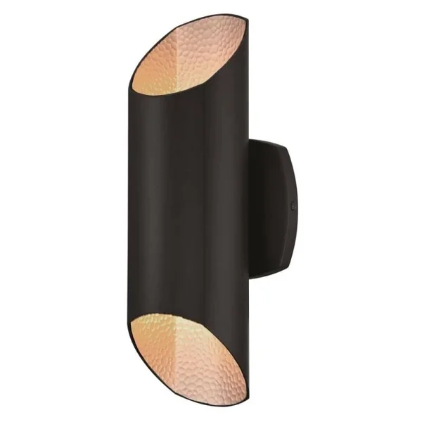 Westinghouse 633532449 Aritoli 2 Light 14x22 Tall LED Outdoor Wall Sconce Oil Rubbed Bronze Outdoor Lighting Wall Sconces