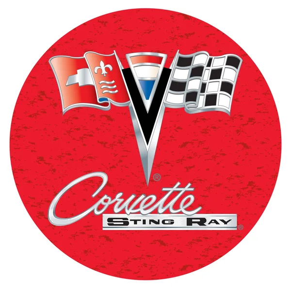 Trademark Corvette C2 Padded Swivel Bar Stool Red