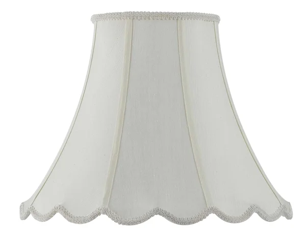 Cal Lighting Vertical Piped Scallop 14-inch Bell Shade