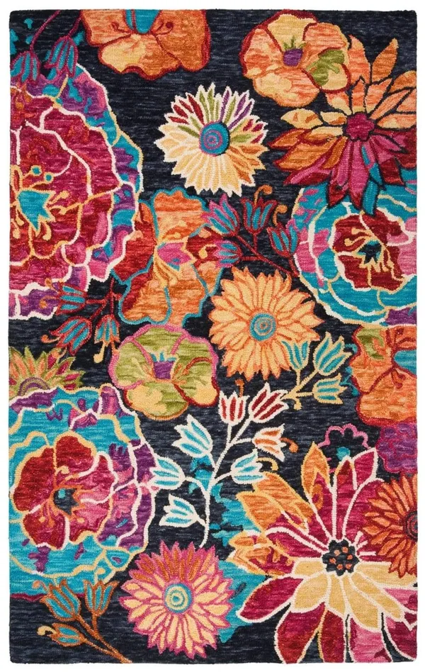 Safavieh Aspen Rug Collection APN520H - Charcoal - Blue - 3& x 5&