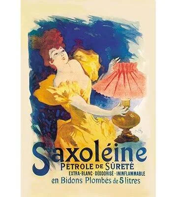 Buyenlarge 'Saxoleine' by Jules Cheret Vintage Advertisement